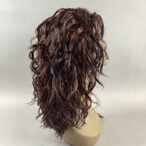 Jewelry Wavy #S1B/350 Off Black Copper Synthetic Quick Weave Wig